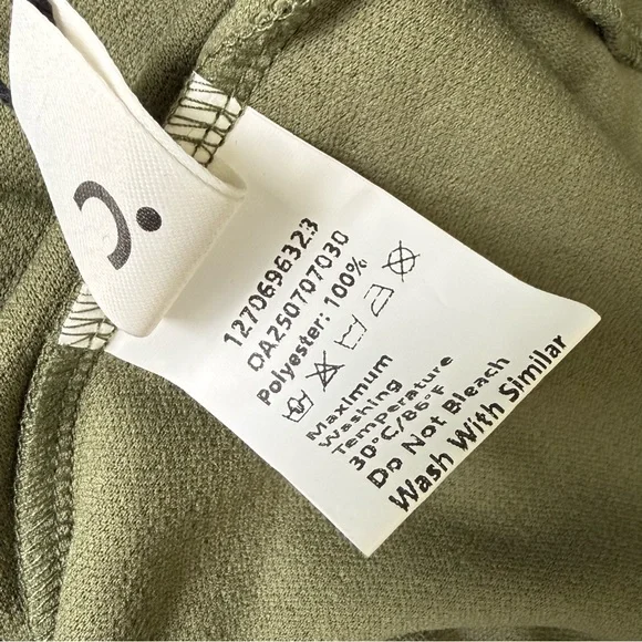 Commense Olive Green Long Sleeve Maxi Dress NWT - Picture 10 of 11